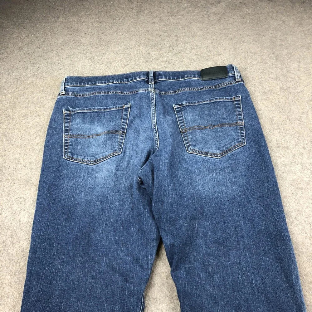 Lucky Brand Jeans Mens 38x32 Blue Medium Wash 410 Athletic Slim Denim Pants
